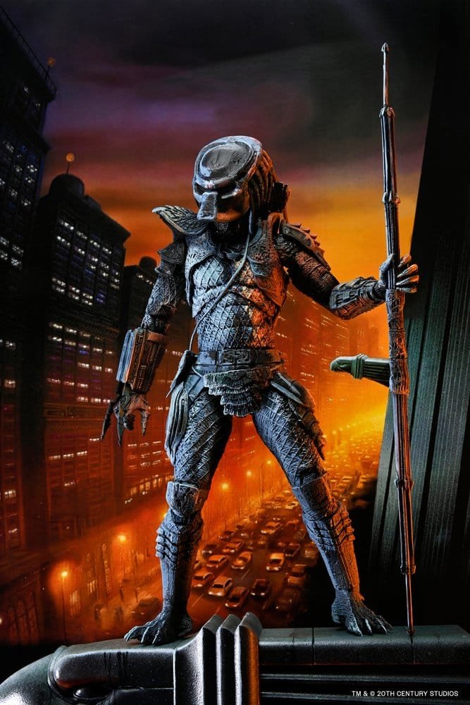 Figura City Hunter Poster Series en Depredador 2 (Predator) por NECA - Imagen 8