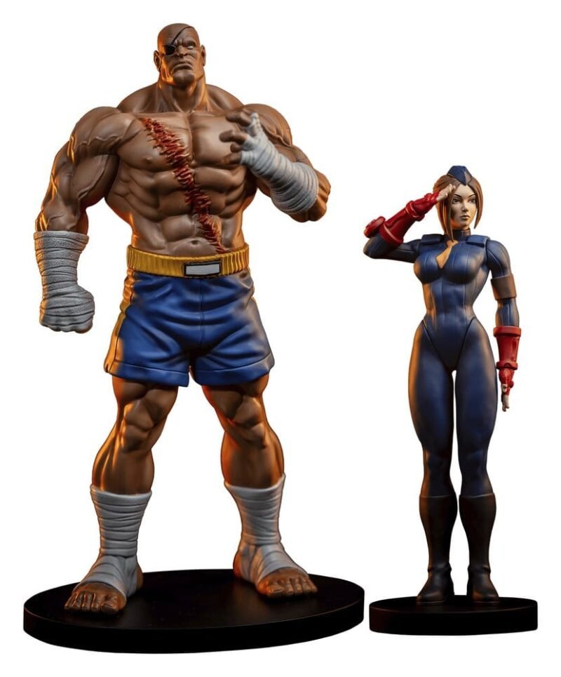Estatuas Street Jam de Sagat & Juli en Street Fighter por Premium Collectibles Studio