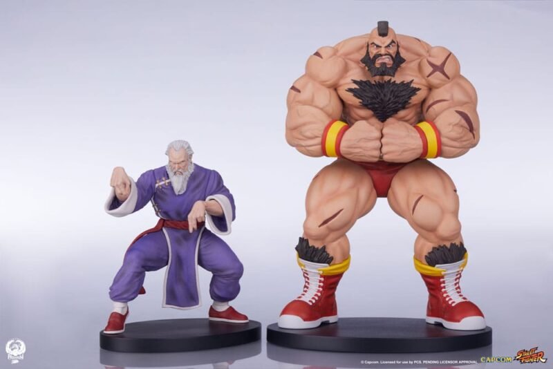 Estatuas 1/10 Street Jam de Zangief & Gen Set en Street Fighter por Premium Collectibles Studio
