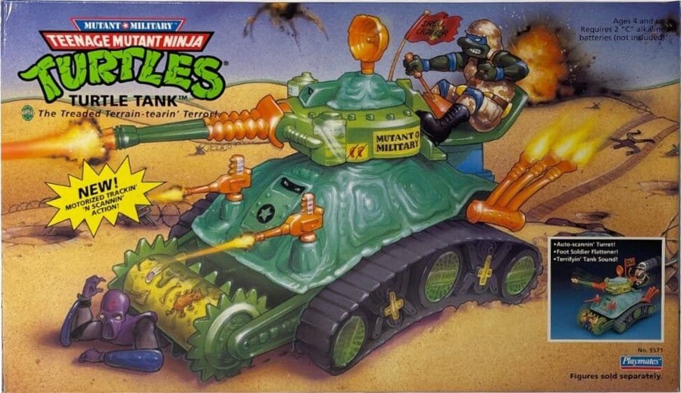 Vehículo Turtle Tank (Exclusivo) en Las Tortugas Ninja por Playmates Toys
