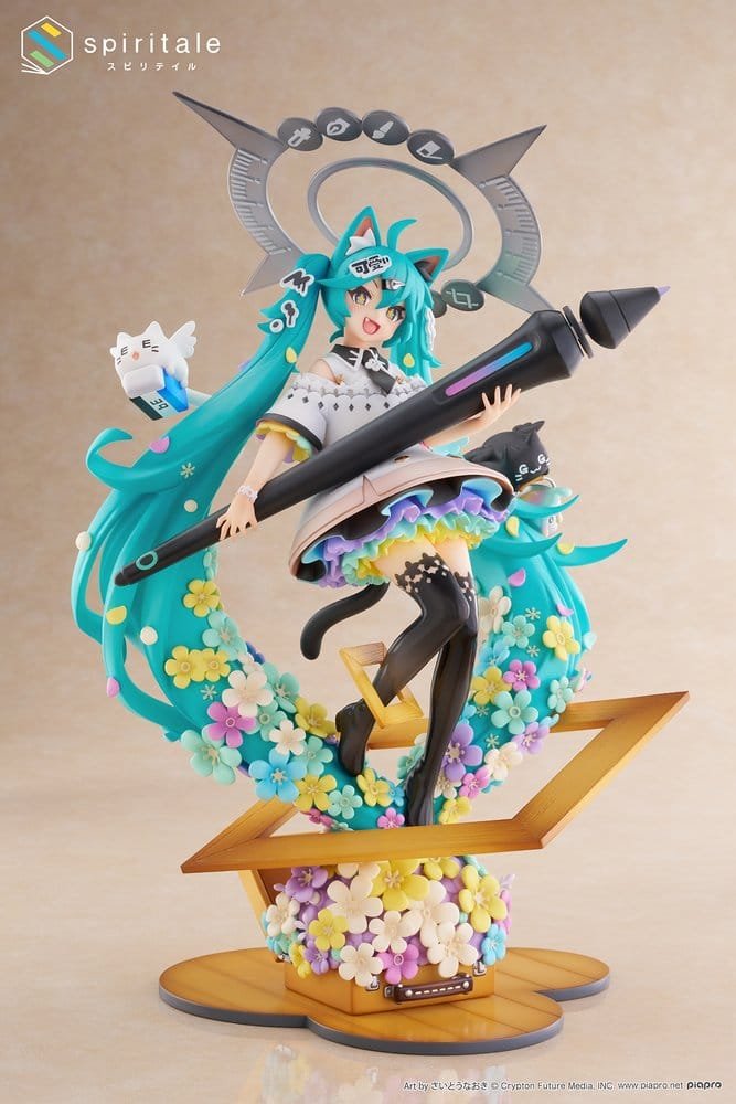 Estatua PVC 1/7 My Figure Making! The Painter Ver. en Hatsune Miku por Taito Prize