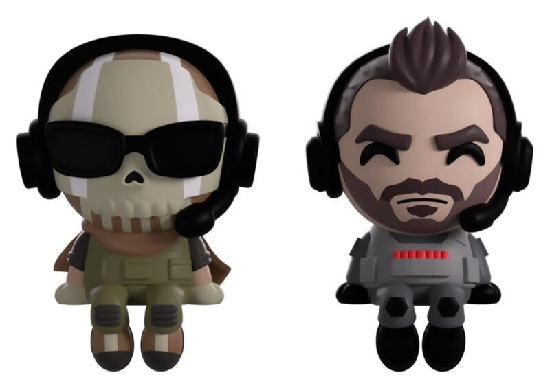 Figuras Vinyl de Ghost & Soap Monitor Buddiez en Call of Duty por Youtooz