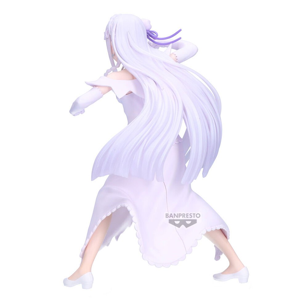 Figura Espresto Excite Motions de Emilia en Re:Zero por Banpresto - Imagen 2