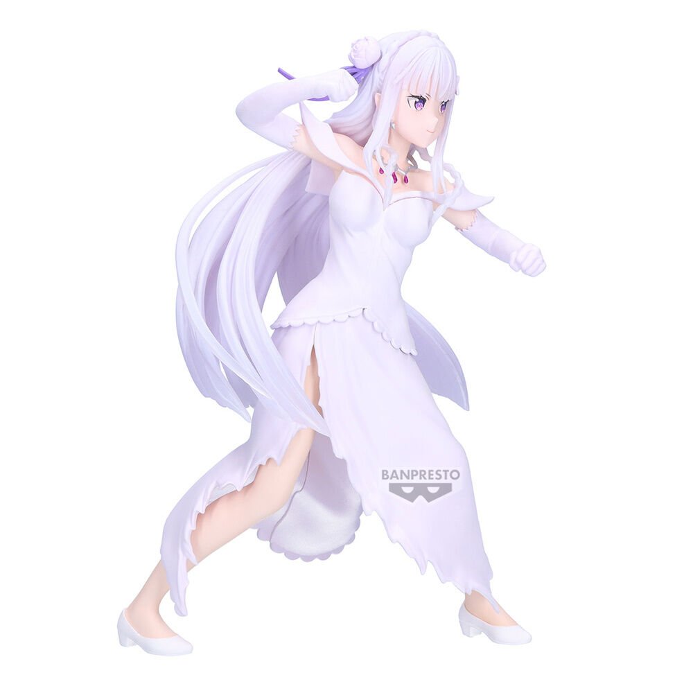 Figura Espresto Excite Motions de Emilia en Re:Zero por Banpresto - Imagen 3