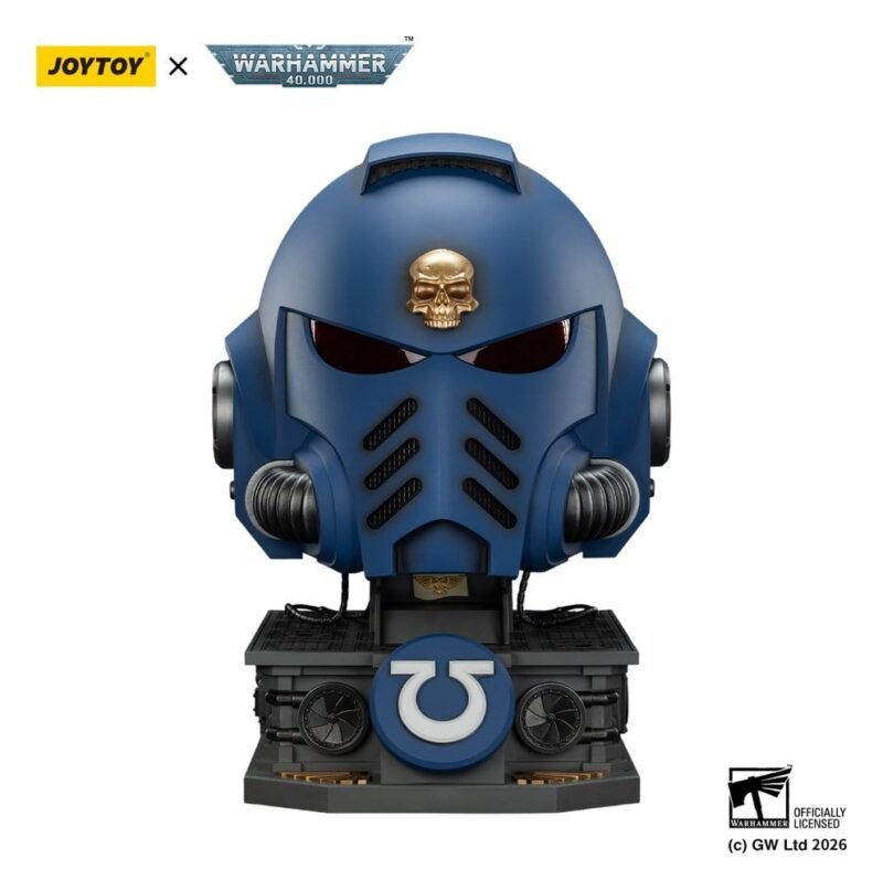 Casco con soporte de Captain MkX Ultramarines en Warhammer 40,000 por Joy Toy