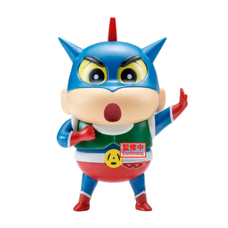 Figura Action Kamen Cosplay de Shin-chan en Shin-chan por Banpresto