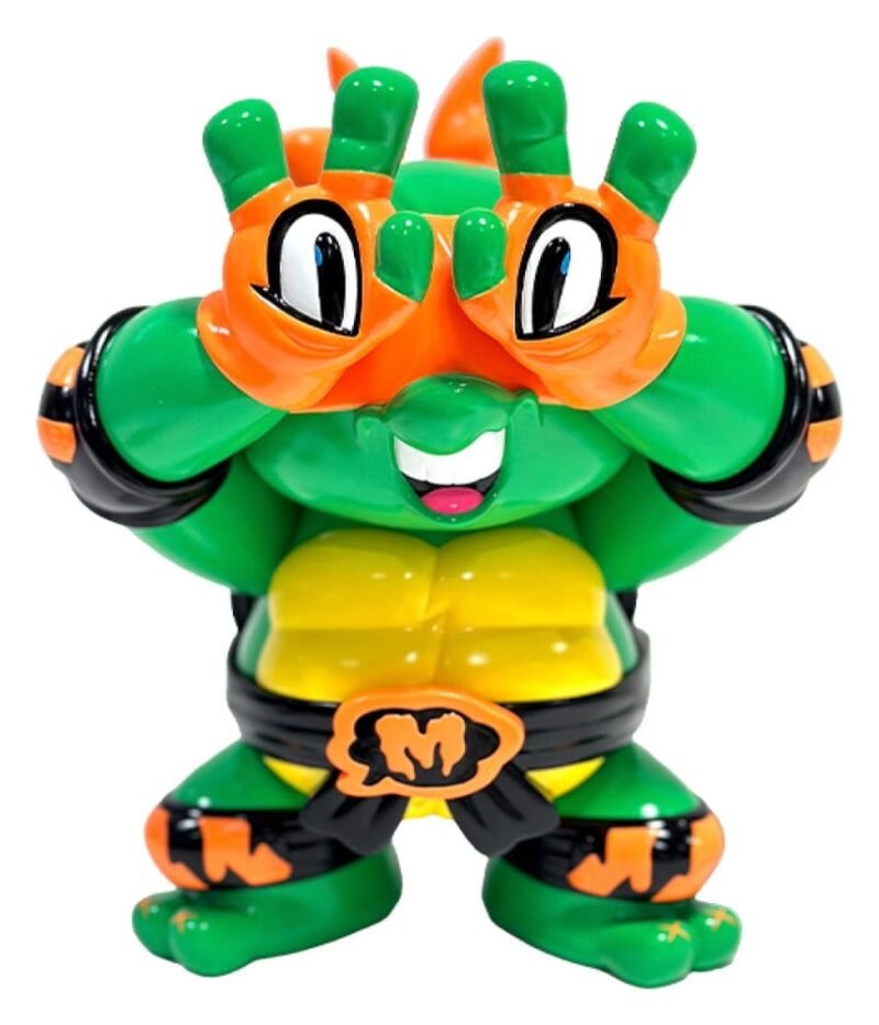 Figura de vinilo de Michelangelo (TMNT x Grape Brain) en Las Tortugas Ninja por BigBoysToys