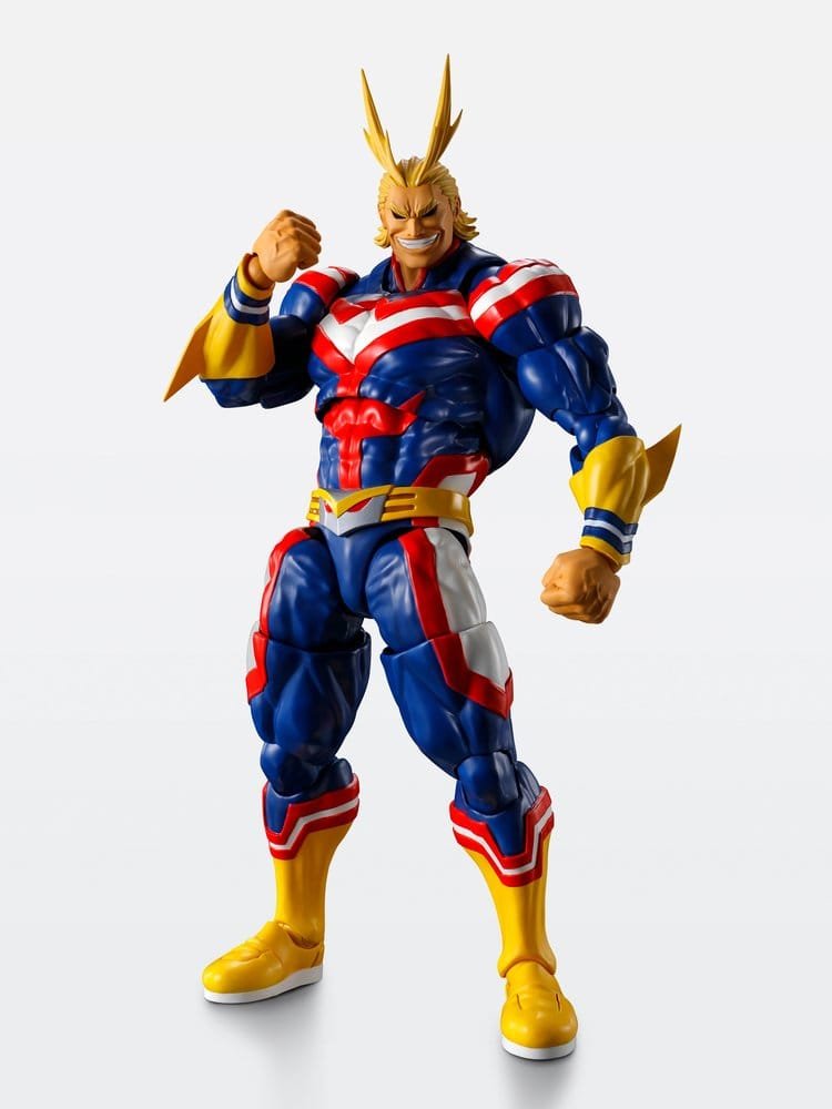 Figura S.H.Figuarts de All Might en My Hero Academia por Bandai Tamashii Nations