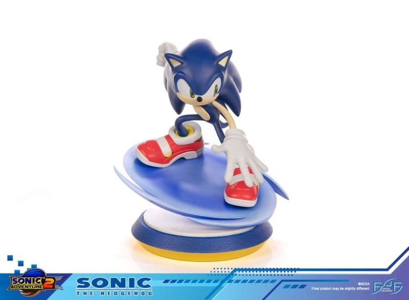 Estatua de resina de Sonic the Hedgehog (Sonic Adventure 2 Ver.) en Sonic the Hedgehog por First 4 Figures