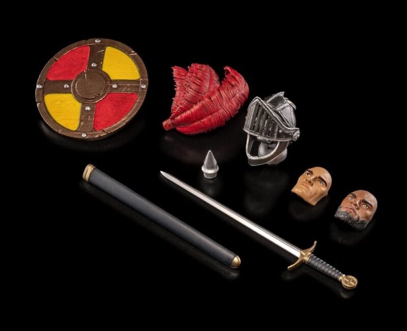 Pack de accesorios Paladin en Mythic Legions por Four Horsemen Toy Design