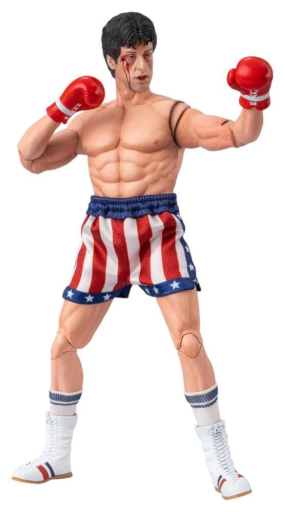 Figura Exquisite Super Series 1/12 de Rocky Balboa (Boxer Ver.) en Rocky IV por Hiya Toys