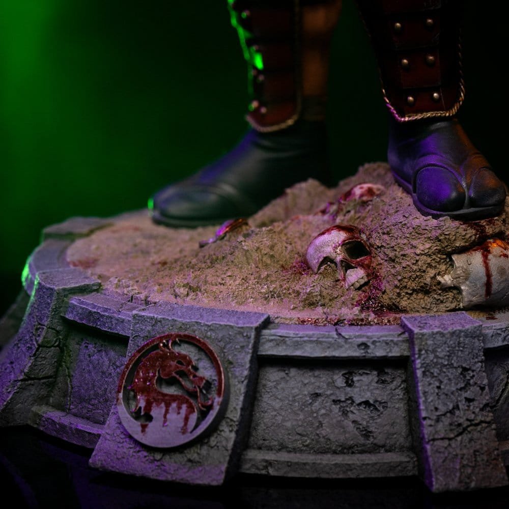 Estatua Art Scale 1/10 de Shao Kahn en Mortal Kombat por Iron Studios - Imagen 7
