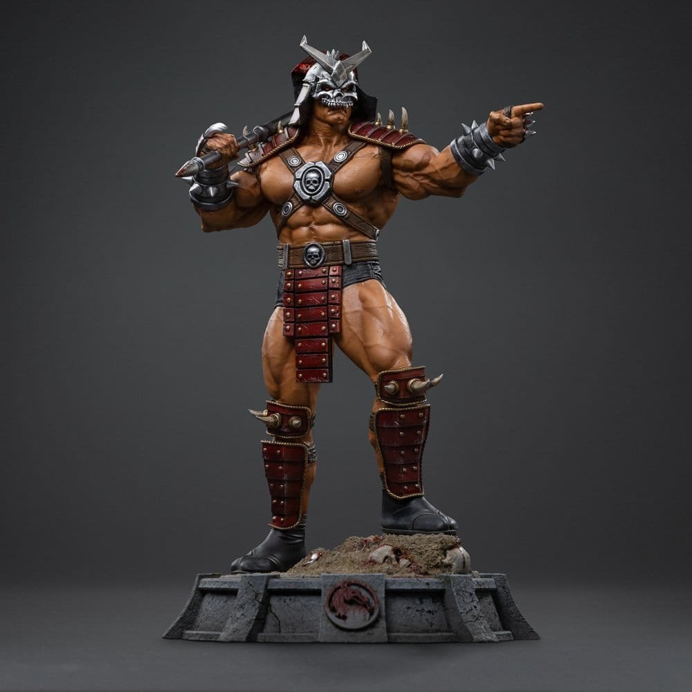 Estatua Art Scale 1/10 de Shao Kahn en Mortal Kombat por Iron Studios - Imagen 8