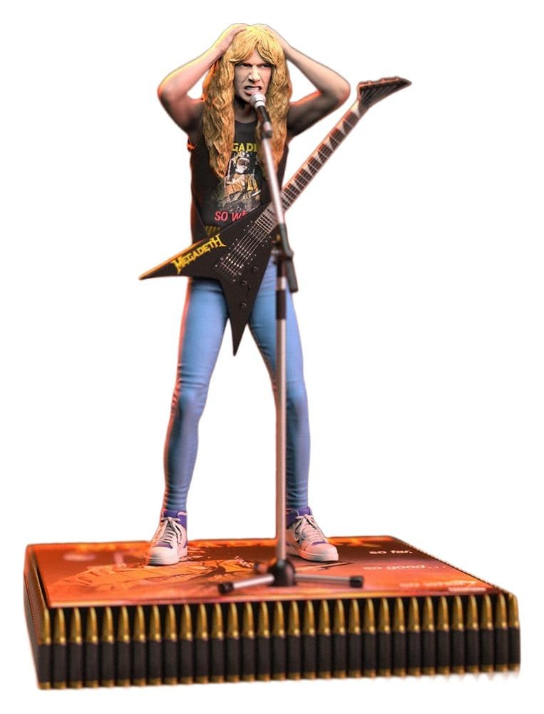 Estatua Rock Iconz 1/9 de Dave Mustaine II (Limited Edition) en Megadeth por Knucklebonz