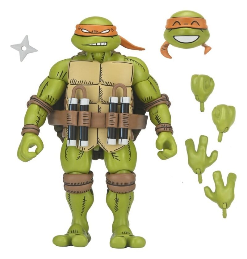 Figura Ultimate de Michelangelo (TMNT x Usagi Yojimbo) en Las Tortugas Ninja por NECA