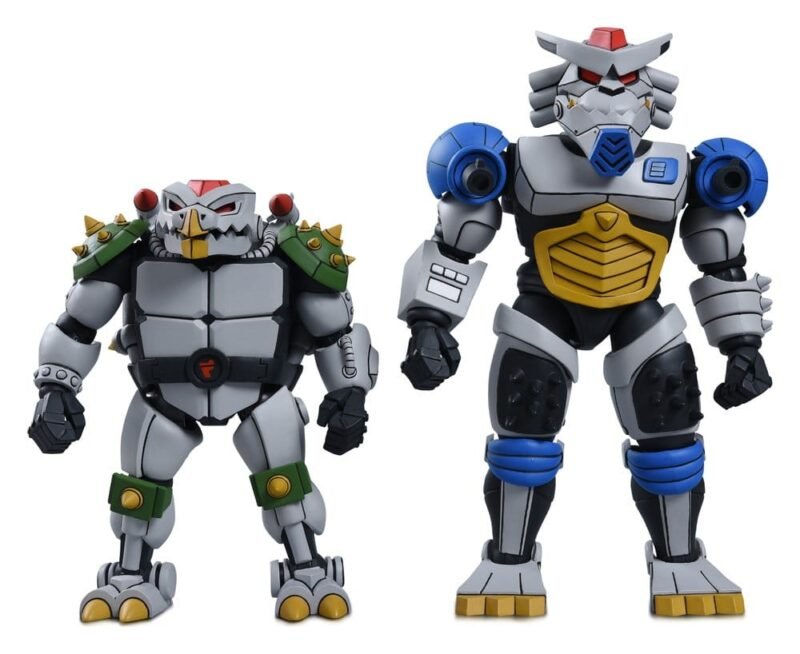 Pack de 2 figuras de Robo Tokka & Rahzar (1987 Cartoon) en Las Tortugas Ninja por NECA
