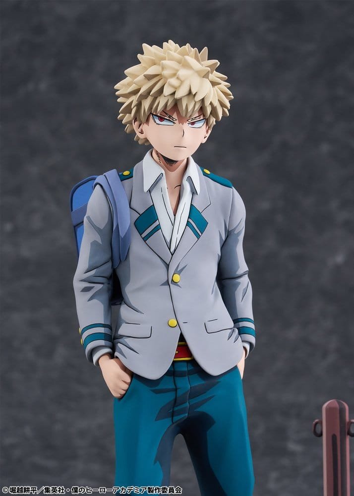 Figura PVC 1/8 de Katsuki Bakugo (U.A. High School Uniform - 2Dimensioning Ver.) en My Hero Academia por Tomy - Imagen 7