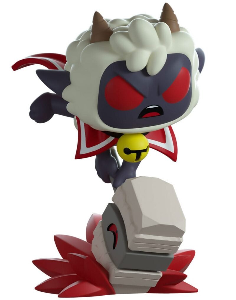 Figura Vinyl de Attacking Lamb en Cult of the Lamb por Youtooz