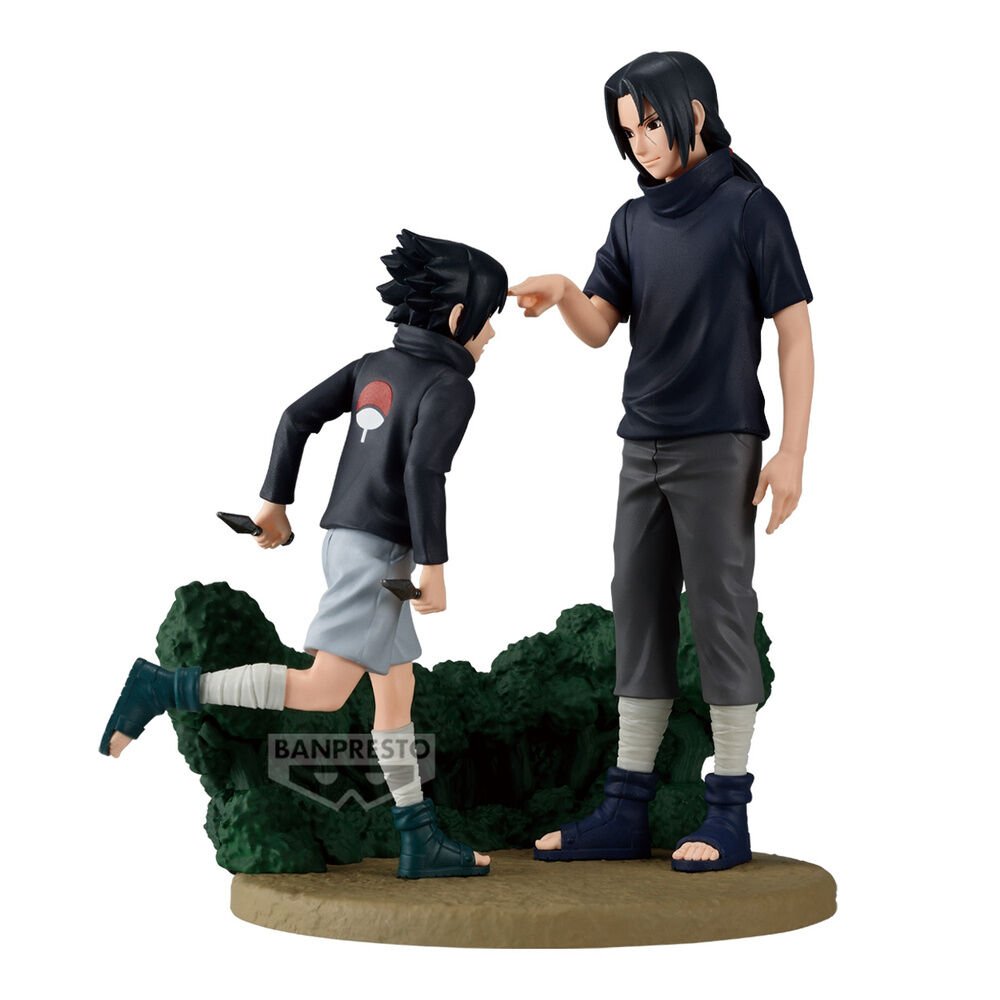 Pack de figuras Memorable Saga de Sasuke Uchiha & Itachi Uchiha en Naruto Shippuden por Banpresto - Imagen 2