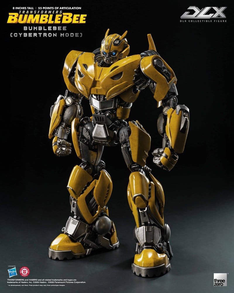 Figura DLX de Bumblebee (Cybertron Mode - con luz LED) en Transformers: Bumblebee por ThreeZero - Imagen 4
