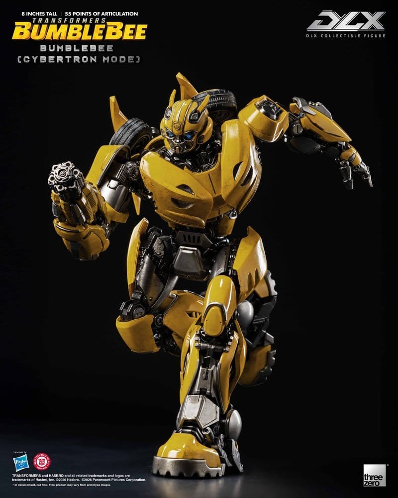 Figura DLX de Bumblebee (Cybertron Mode - con luz LED) en Transformers: Bumblebee por ThreeZero - Imagen 5