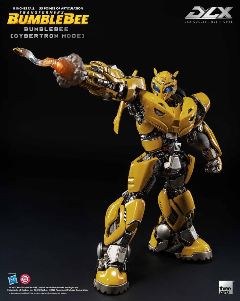 Figura DLX de Bumblebee (Cybertron Mode - con luz LED) en Transformers: Bumblebee por ThreeZero - Imagen 8