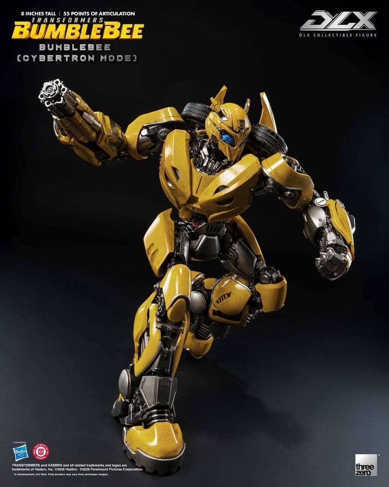 Figura DLX de Bumblebee (Cybertron Mode - con luz LED) en Transformers: Bumblebee por ThreeZero - Imagen 9