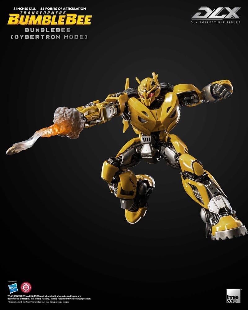 Figura DLX de Bumblebee (Cybertron Mode - con luz LED) en Transformers: Bumblebee por ThreeZero - Imagen 10