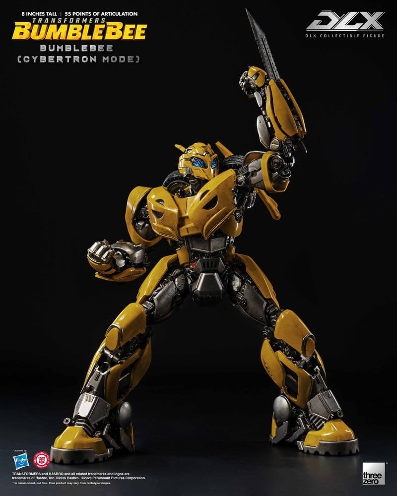 Figura DLX de Bumblebee (Cybertron Mode - con luz LED) en Transformers: Bumblebee por ThreeZero - Imagen 11