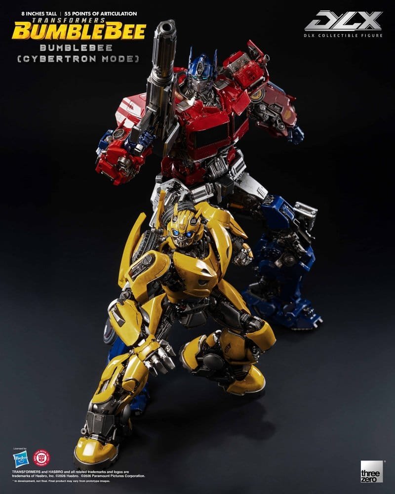 Figura DLX de Bumblebee (Cybertron Mode - con luz LED) en Transformers: Bumblebee por ThreeZero - Imagen 13