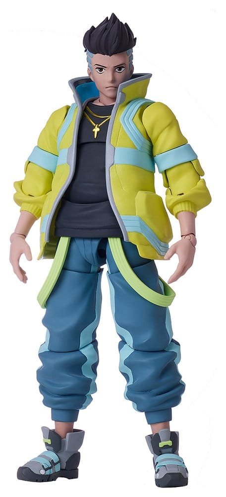 Figura de acción BUZZmod de David en Cyberpunk: Edgerunners por Aniplex