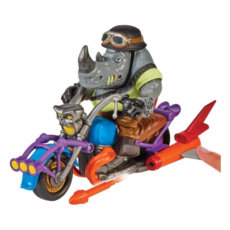 Pack de figuras de Rocksteady y Chopper en Las Tortugas Ninja por Playmates