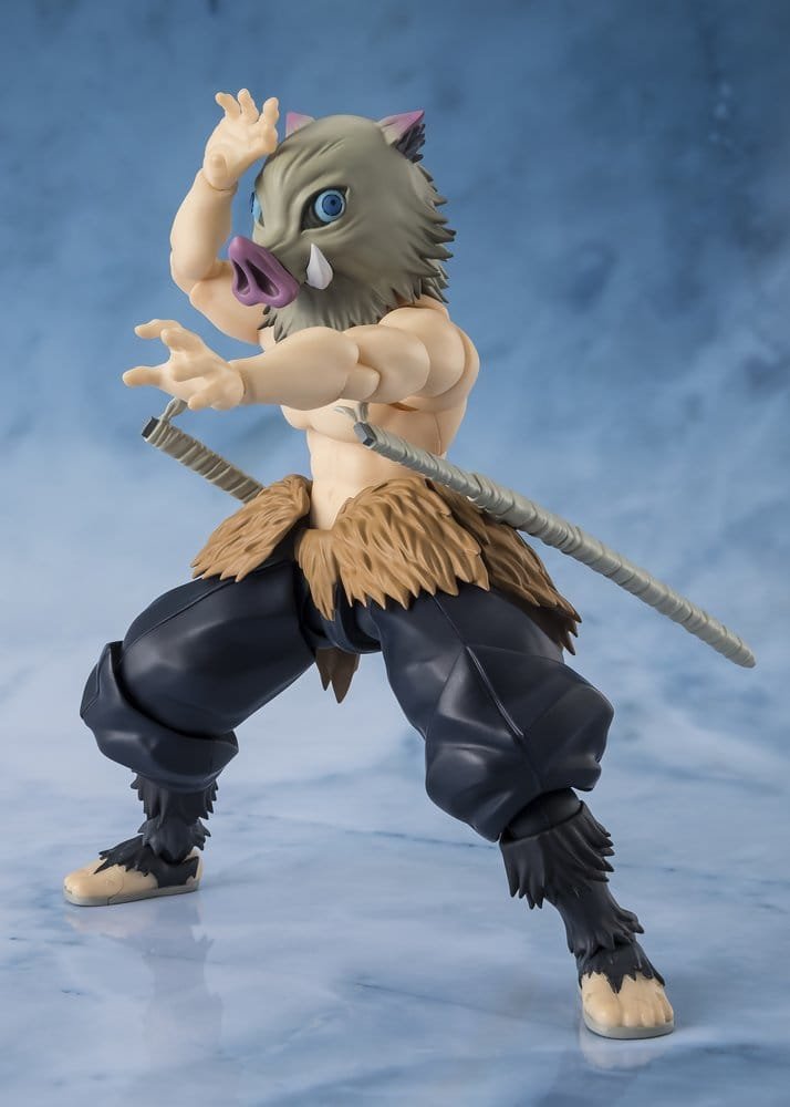 Figura S.H.Figuarts de Inosuke Hashibira en Kimetsu no Yaiba por Bandai Tamashii Nations