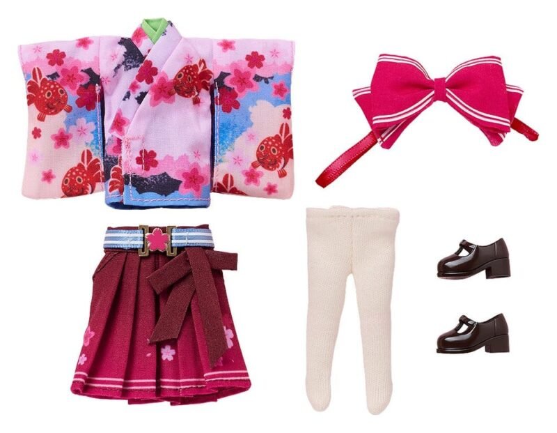 Set de ropa Nendoroid Doll Outfit para Sakura Miku (Hirohako 2025 Ver. - Hirosaki) por Good Smile Company