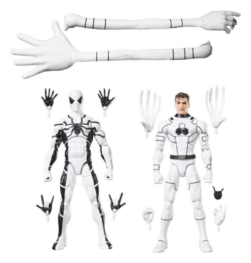 Pack de 2 figuras Marvel Legends de Mister Fantastic & Spider-Man (Future Foundation) en Los Cuatro Fantásticos por Hasbro