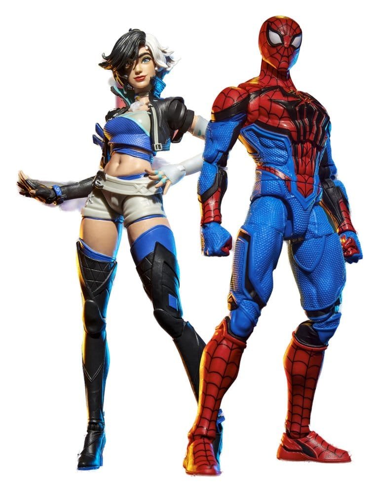 Pack de 2 figuras Marvel Legends de Spider-Man & Luna Snow en Marvel Rivals por Hasbro