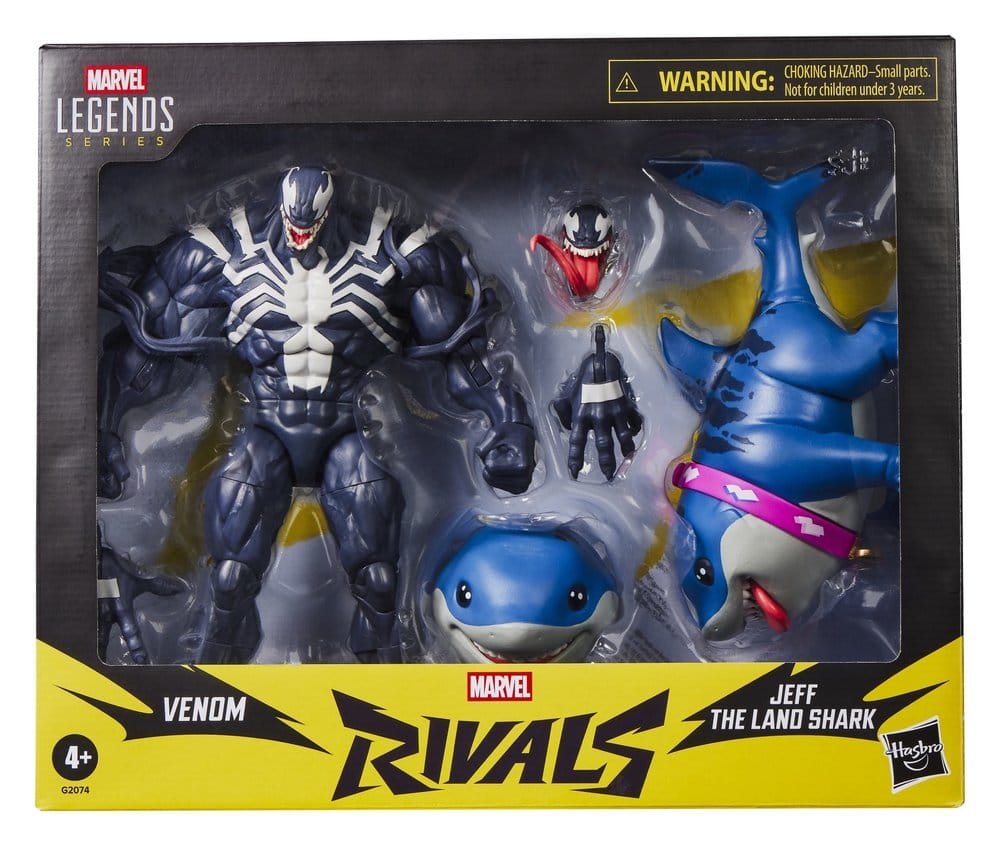 Pack de 2 figuras Marvel Legends de Venom & Jeff the Land Shark en Marvel Rivals por Hasbro - Imagen 4