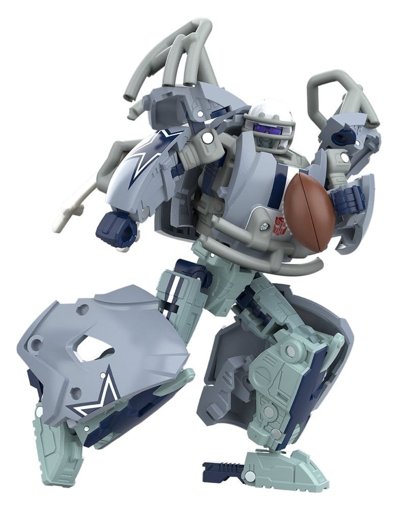 Figura de acción Transformers x NFL de Starblitz Dallas Cowboys en Transformers por Hasbro