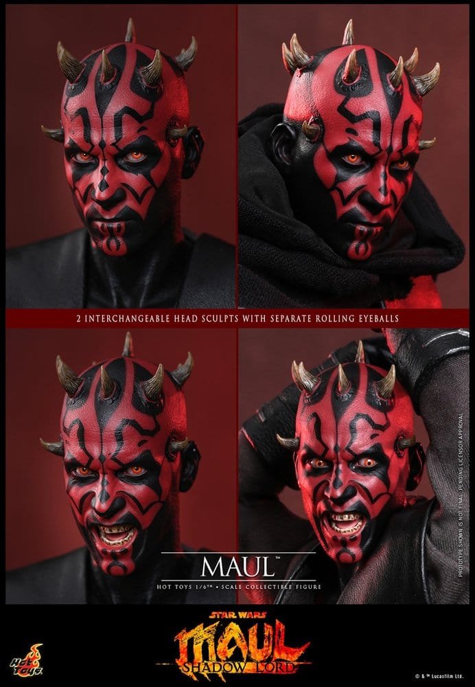 Figura Television Masterpiece 1/6 de Maul en Star Wars: Maul – Señor de las sombras por Hot Toys - Imagen 19