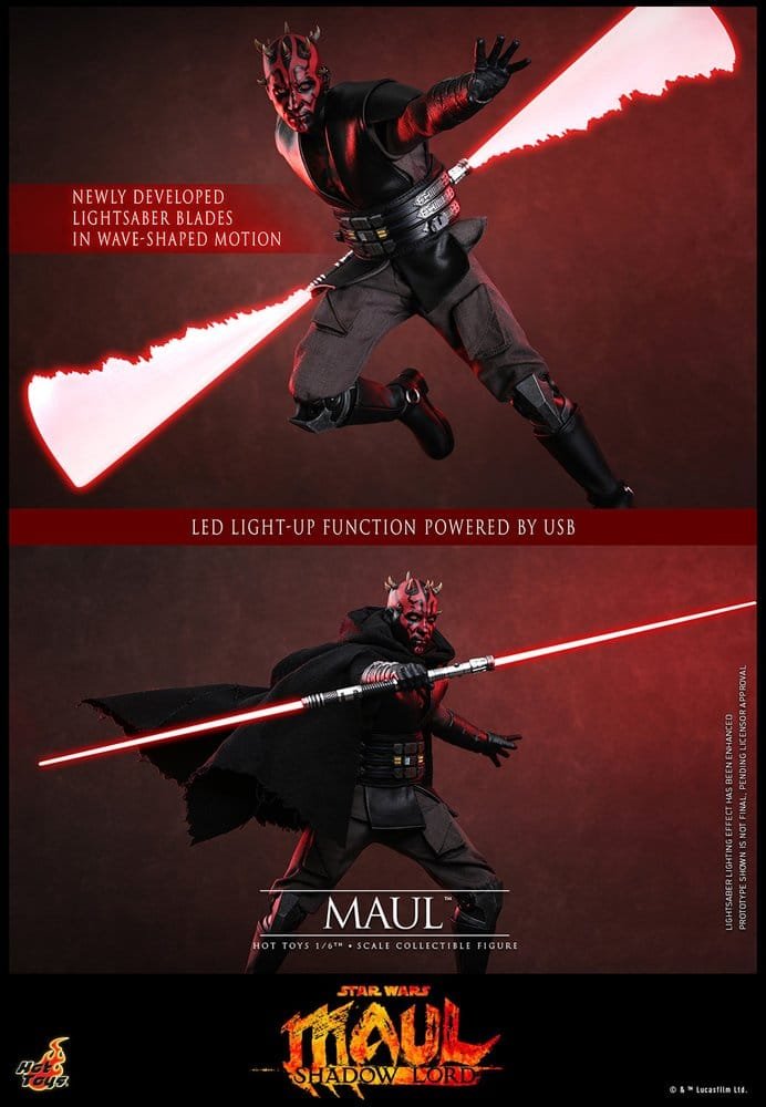 Figura Television Masterpiece 1/6 de Maul en Star Wars: Maul – Señor de las sombras por Hot Toys - Imagen 21