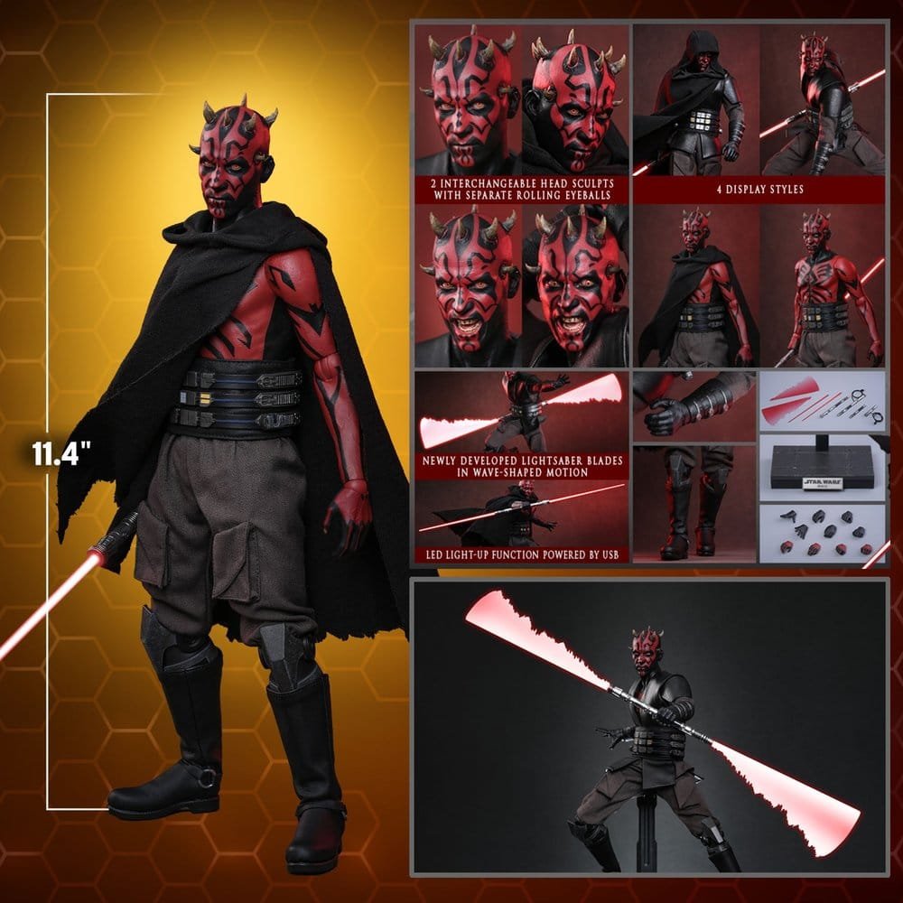 Figura Television Masterpiece 1/6 de Maul en Star Wars: Maul – Señor de las sombras por Hot Toys - Imagen 23