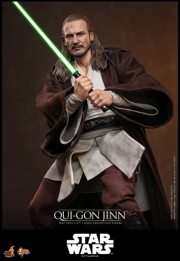 Figura Movie Masterpiece Collector Edition de Qui-Gon Jinn en Star Wars por Hot Toys - Imagen 5