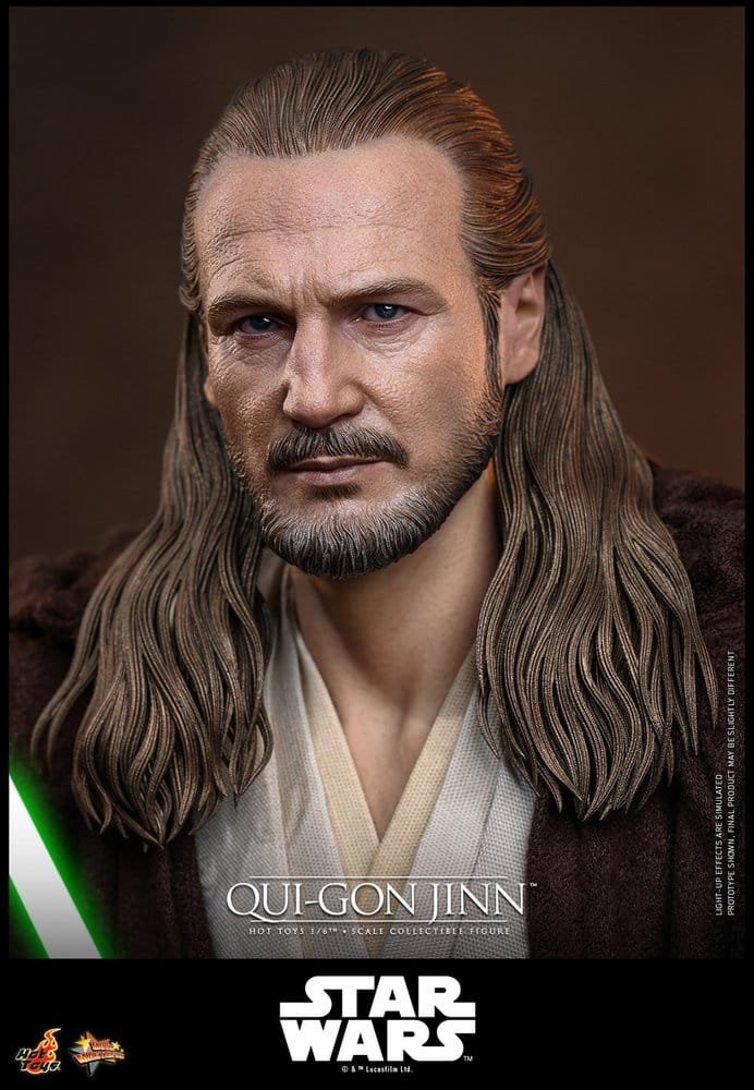 Figura Movie Masterpiece Collector Edition de Qui-Gon Jinn en Star Wars por Hot Toys - Imagen 6