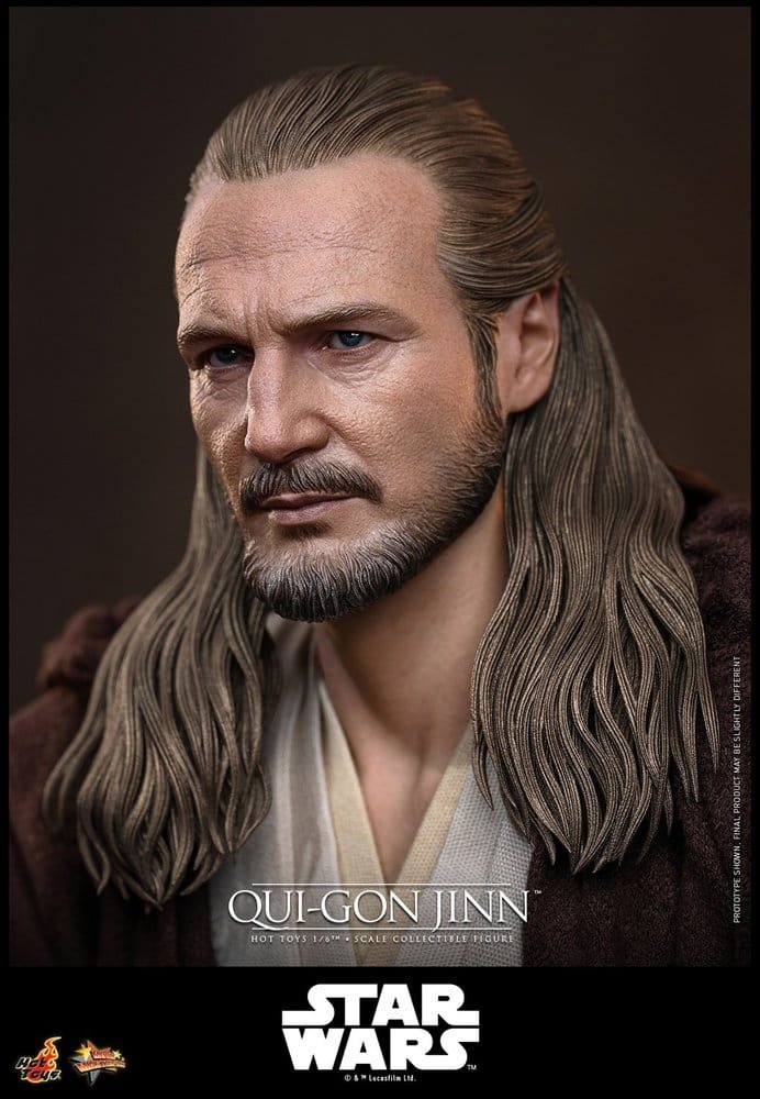 Figura Movie Masterpiece Collector Edition de Qui-Gon Jinn en Star Wars por Hot Toys - Imagen 11