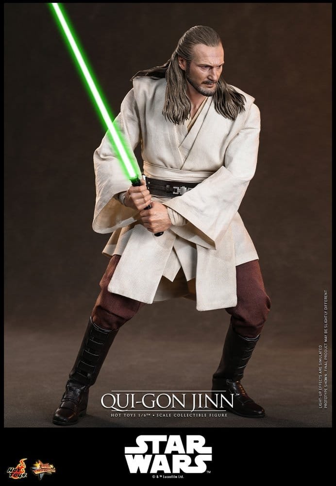 Figura Movie Masterpiece Collector Edition de Qui-Gon Jinn en Star Wars por Hot Toys - Imagen 13