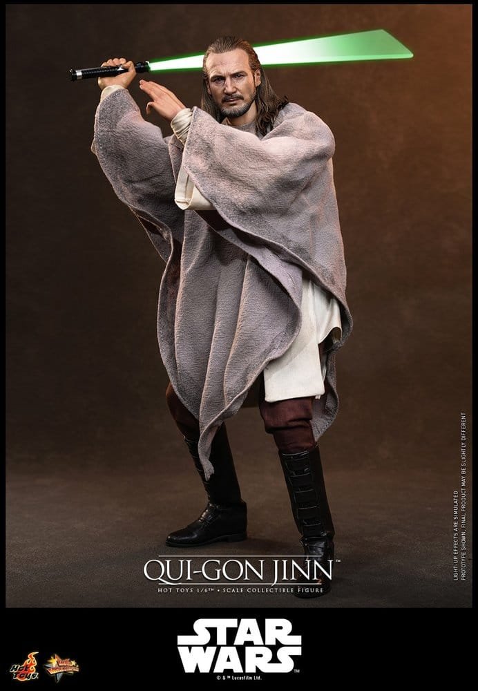 Figura Movie Masterpiece Collector Edition de Qui-Gon Jinn en Star Wars por Hot Toys - Imagen 15