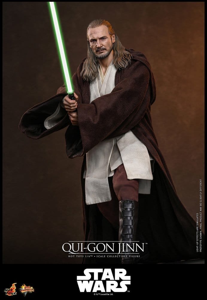 Figura Movie Masterpiece Collector Edition de Qui-Gon Jinn en Star Wars por Hot Toys - Imagen 16