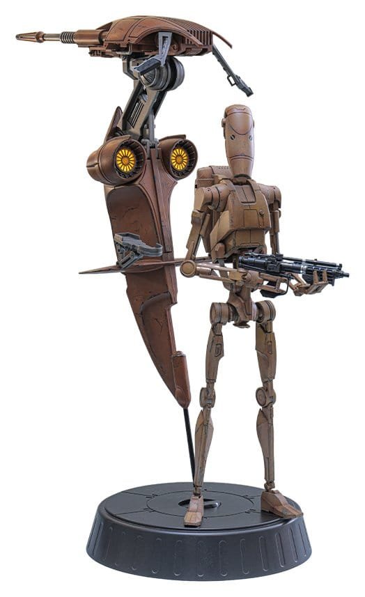 Set de figuras Movie Masterpiece 1/6 de Battle Droid & STAP (con luz LED) en Star Wars por Hot Toys