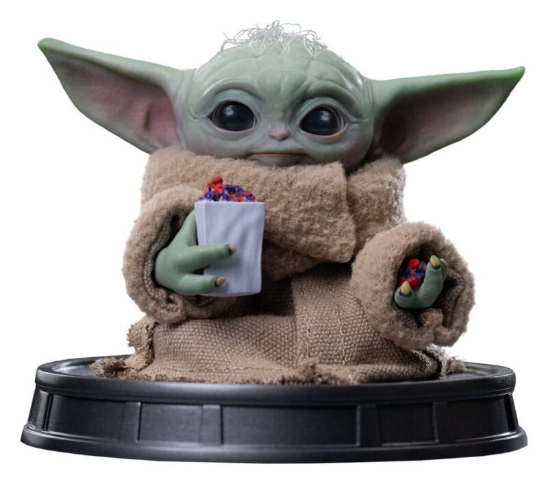 Estatua Grogu Popcorn Time Grogu Collection de Grogu en Star Wars por Iron Studios