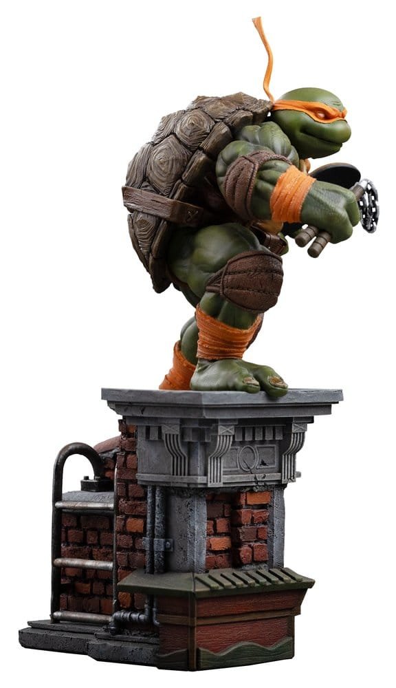 Estatua Art Scale 1/10 Unleashed de Michelangelo en Las Tortugas Ninja por Iron Studios - Imagen 5